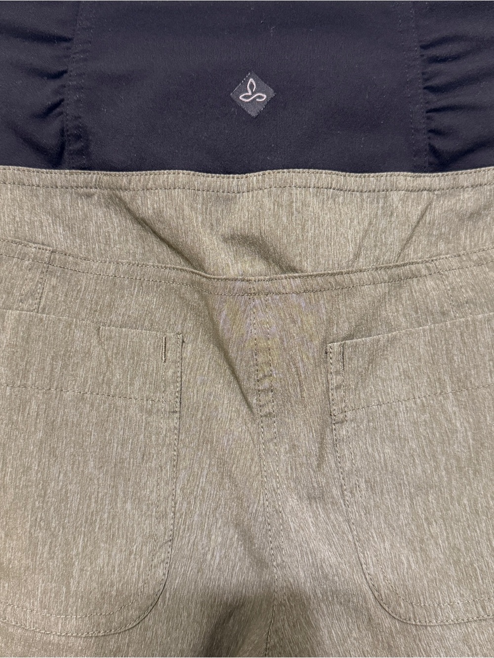 prAna| Summit Pant Women’s Small Olive Green Straight Leg Pull On Hiking Pants - Picture 6 of 10